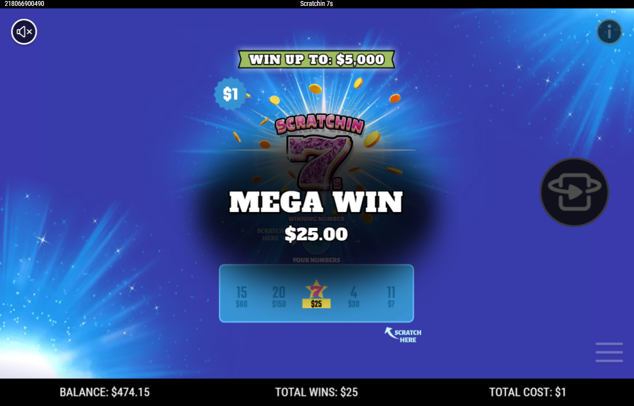 Scratchin 7s carousel image 1