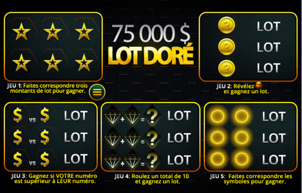 Lot Doré 75 000 $ carousel image 1