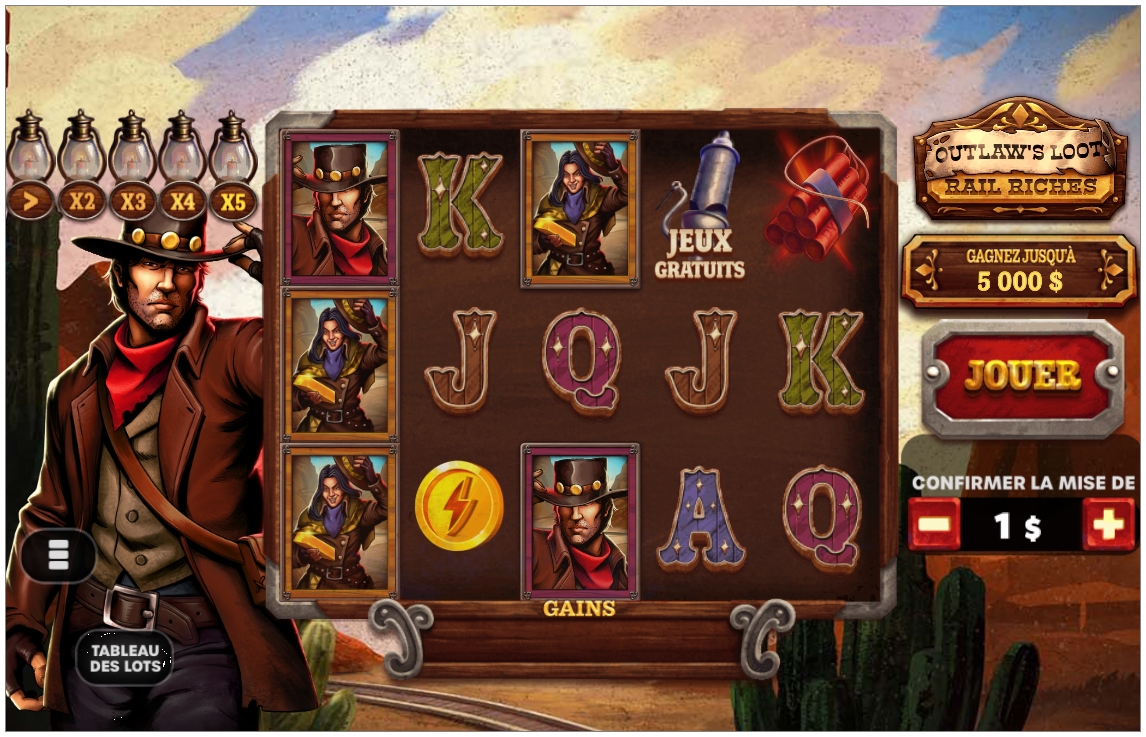 Outlaw's Loot Rail Riches carousel image 1