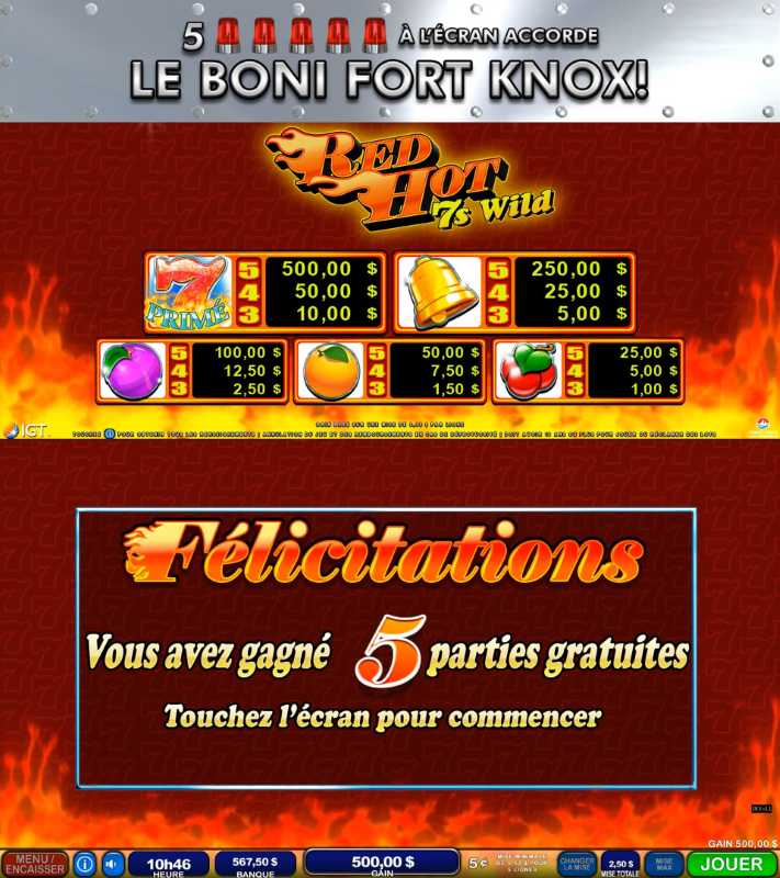 Red Hot 7s Wild carousel image 0