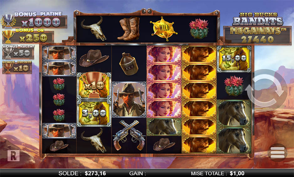 Big Bucks Bandits Megaways carousel image 0