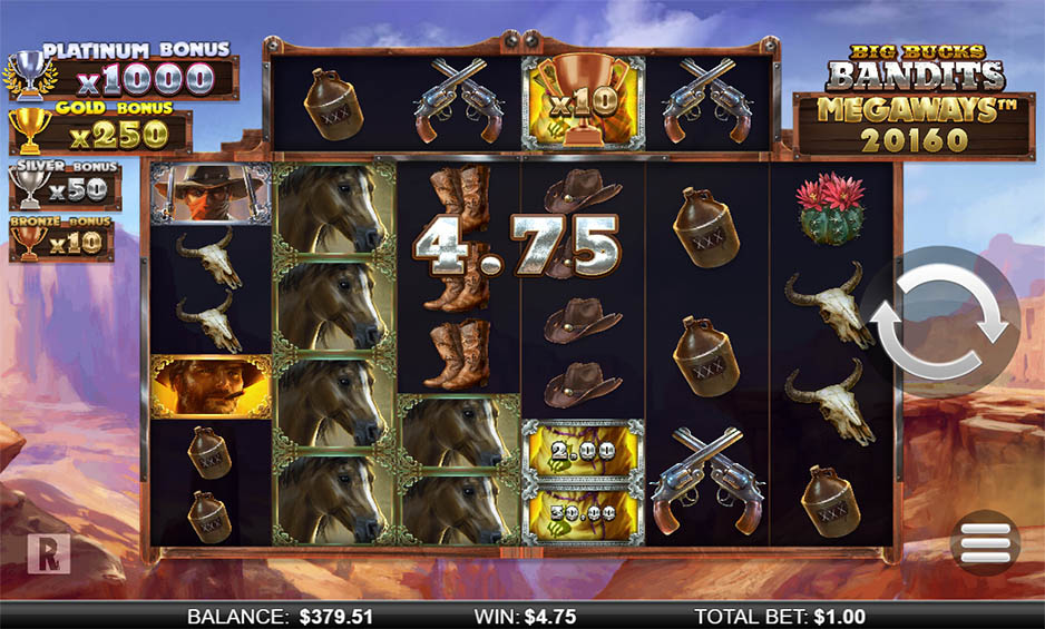 Big Bucks Bandits Megaways carousel image 1