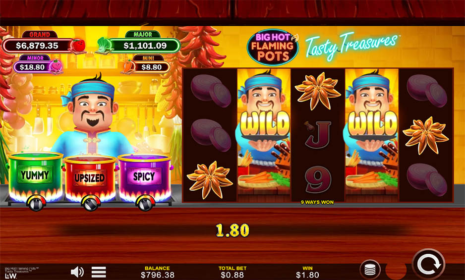 Big Hot Flaming Pots Tasty Treasures carousel image 1