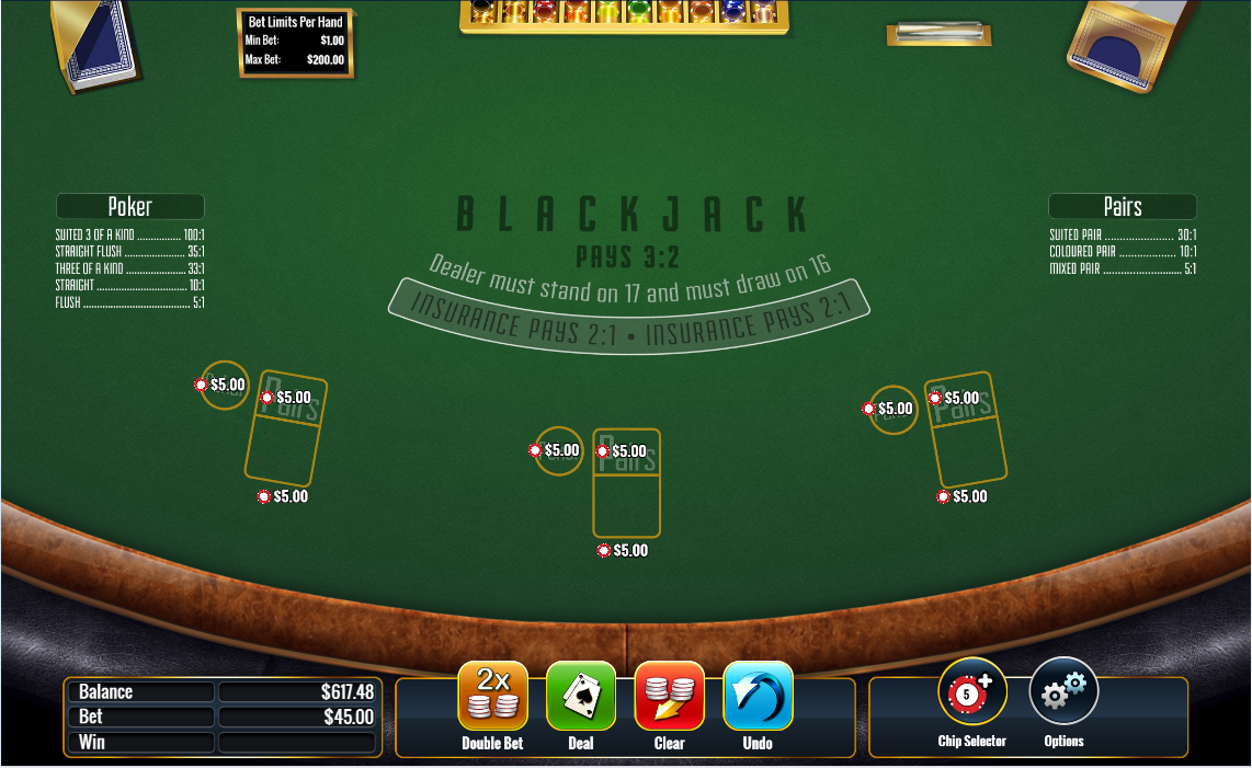 Blackjack Poker & Pairs Surrender carousel image 1