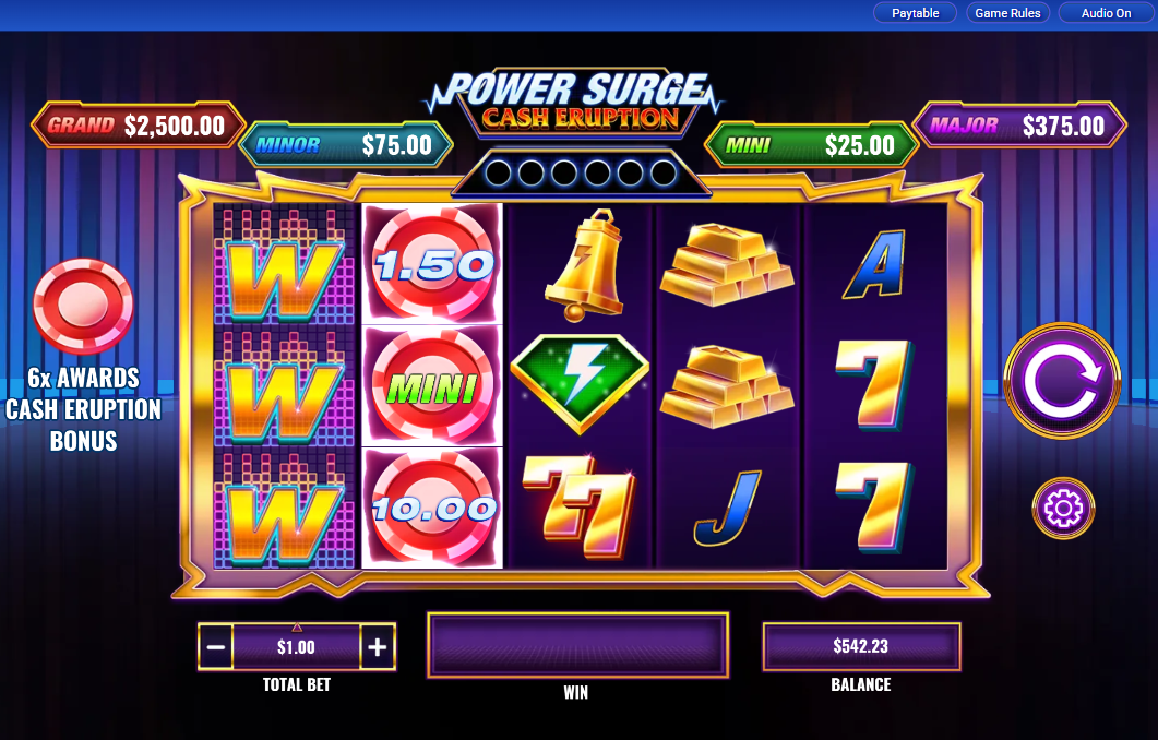 Cash Eruption Power Surge carousel image 0