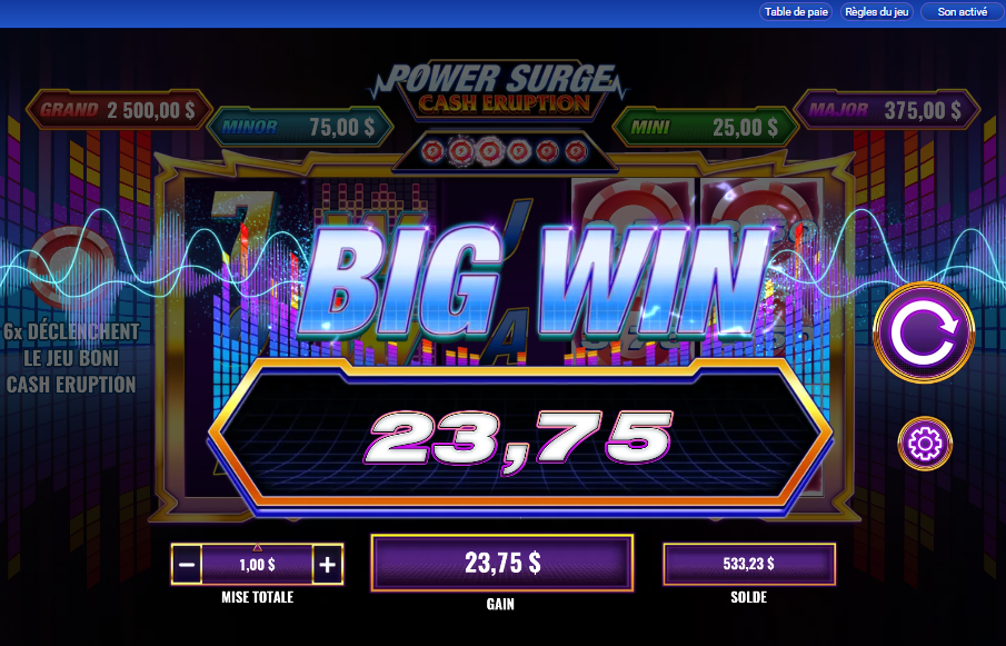 Cash Eruption Power Surge carousel image 1