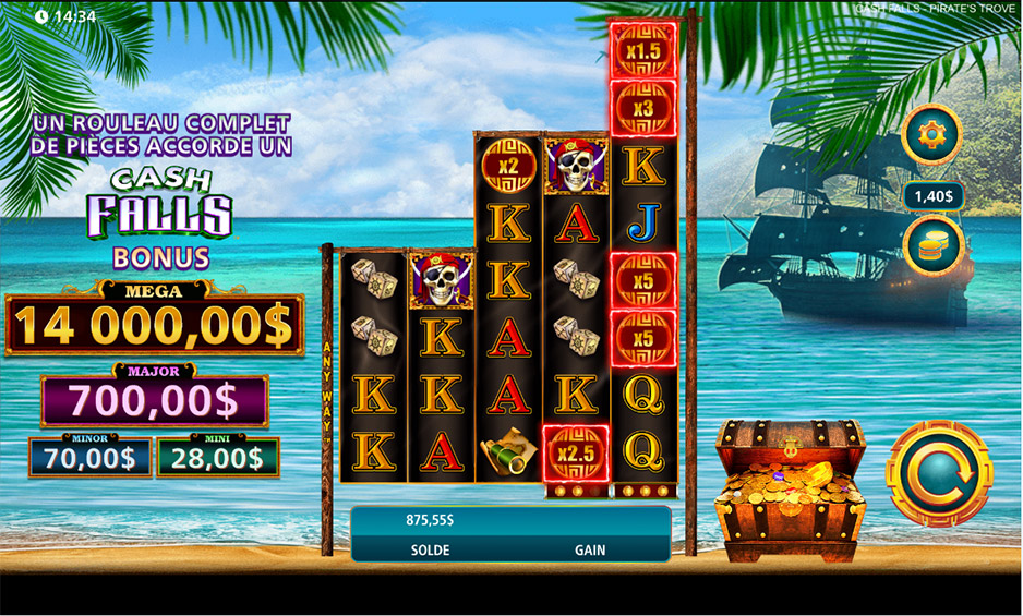 Cash Falls Pirates Trove carousel image 0