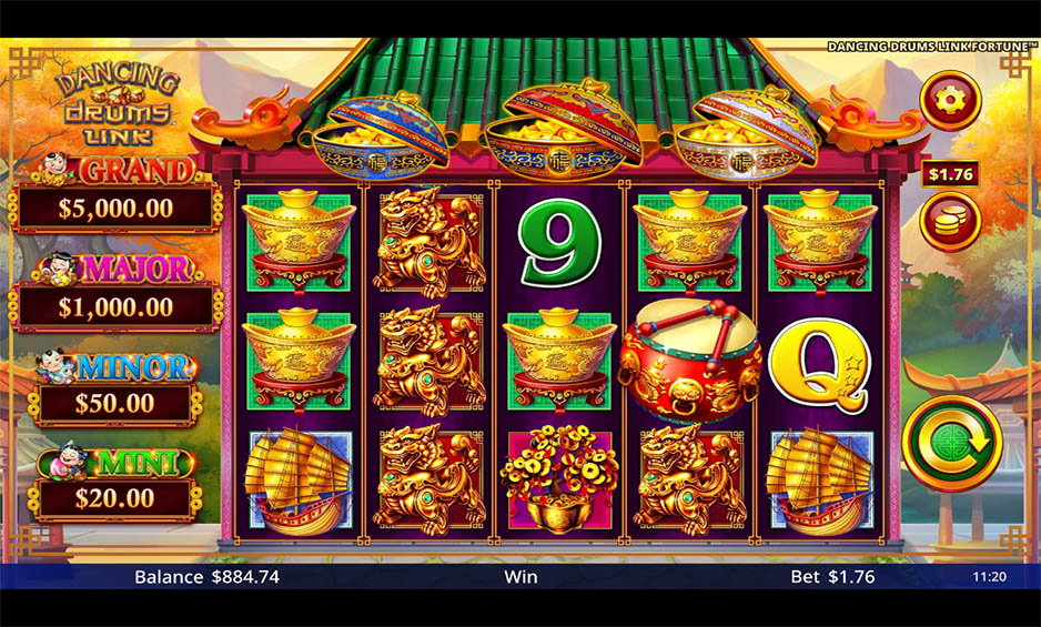 Dancing Drums Link Fortune carousel image 0