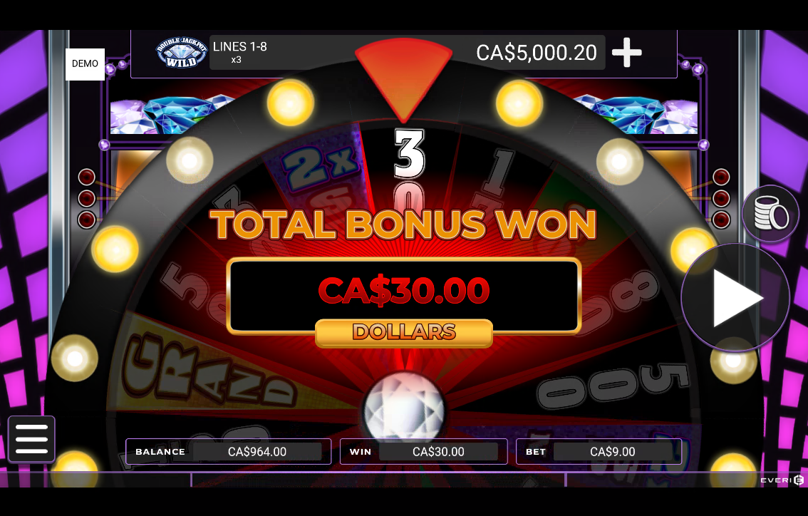Double Jackpot Gems Grand Wheel carousel image 3