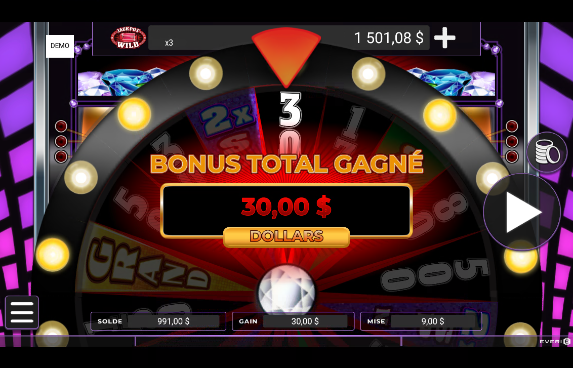 Double Jackpot Gems Grand Wheel carousel image 3