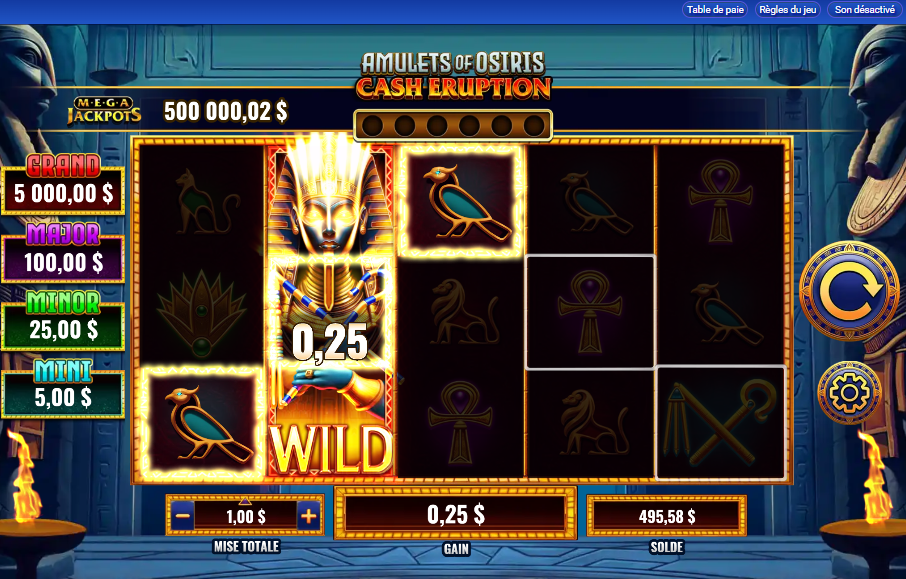 MegaJackpots Amulets of Osiris carousel image 1