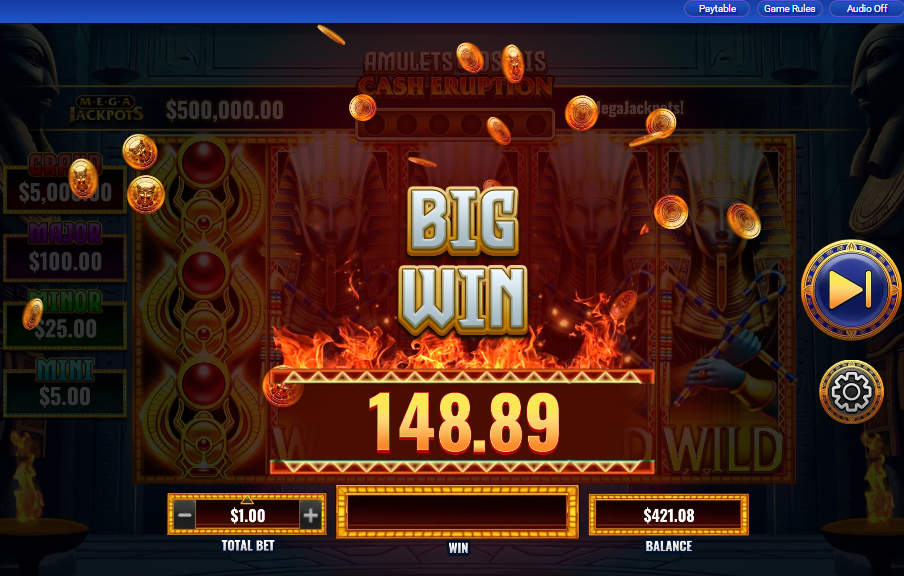 MegaJackpots Amulets of Osiris carousel image 2