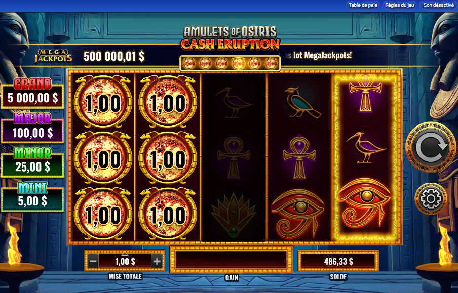 MegaJackpots Amulets of Osiris carousel image 10