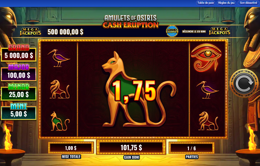 MegaJackpots Amulets of Osiris carousel image 8