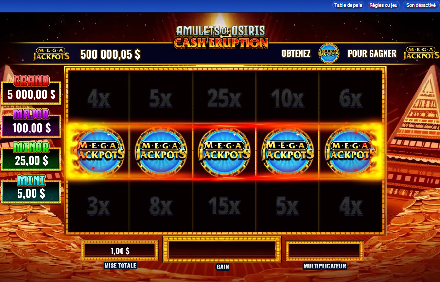 MegaJackpots Amulets of Osiris carousel image 5