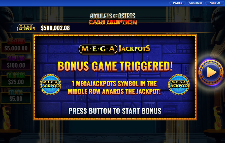 MegaJackpots Amulets of Osiris carousel image 4