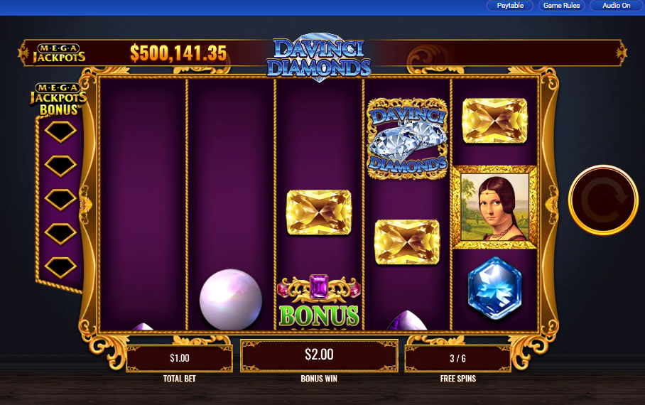 MegaJackpots Da Vinci Diamonds carousel image 7