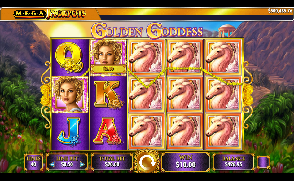 MegaJackpots Golden Goddess carousel image 2