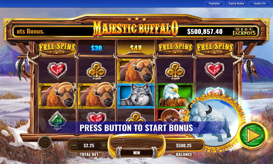 Megajackpots Majestic Buffalo carousel image 2