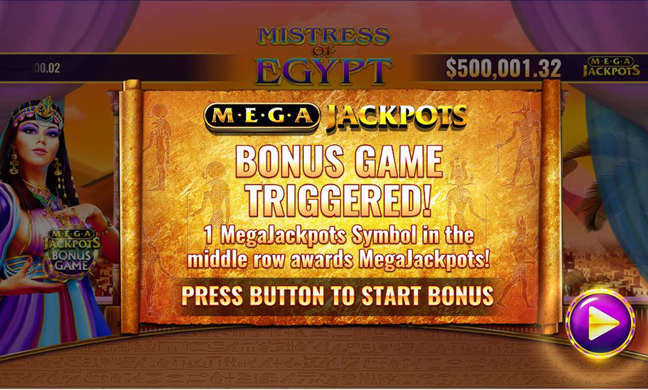 MegaJackpots Mistress of Egypt carousel image 3