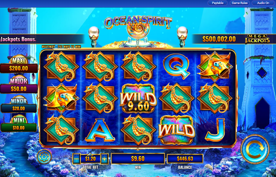 MegaJackpots Ocean Spirit carousel image 1