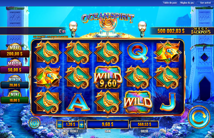 MegaJackpots Ocean Spirit carousel image 1