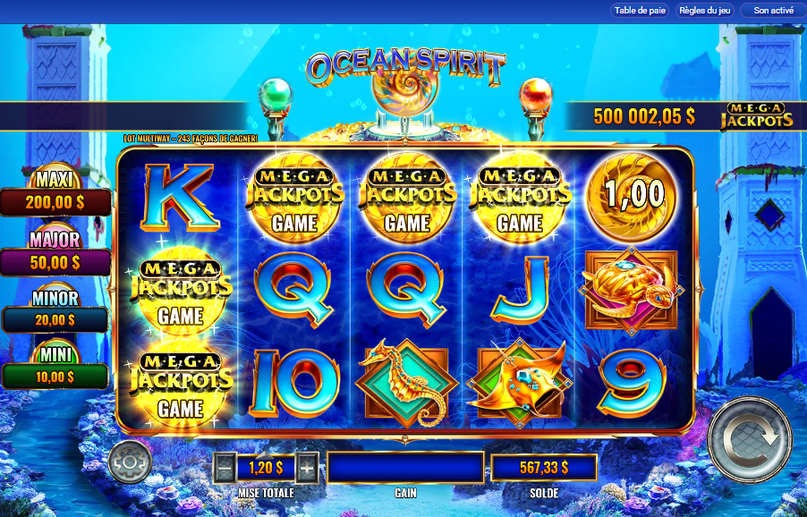 MegaJackpots Ocean Spirit carousel image 3