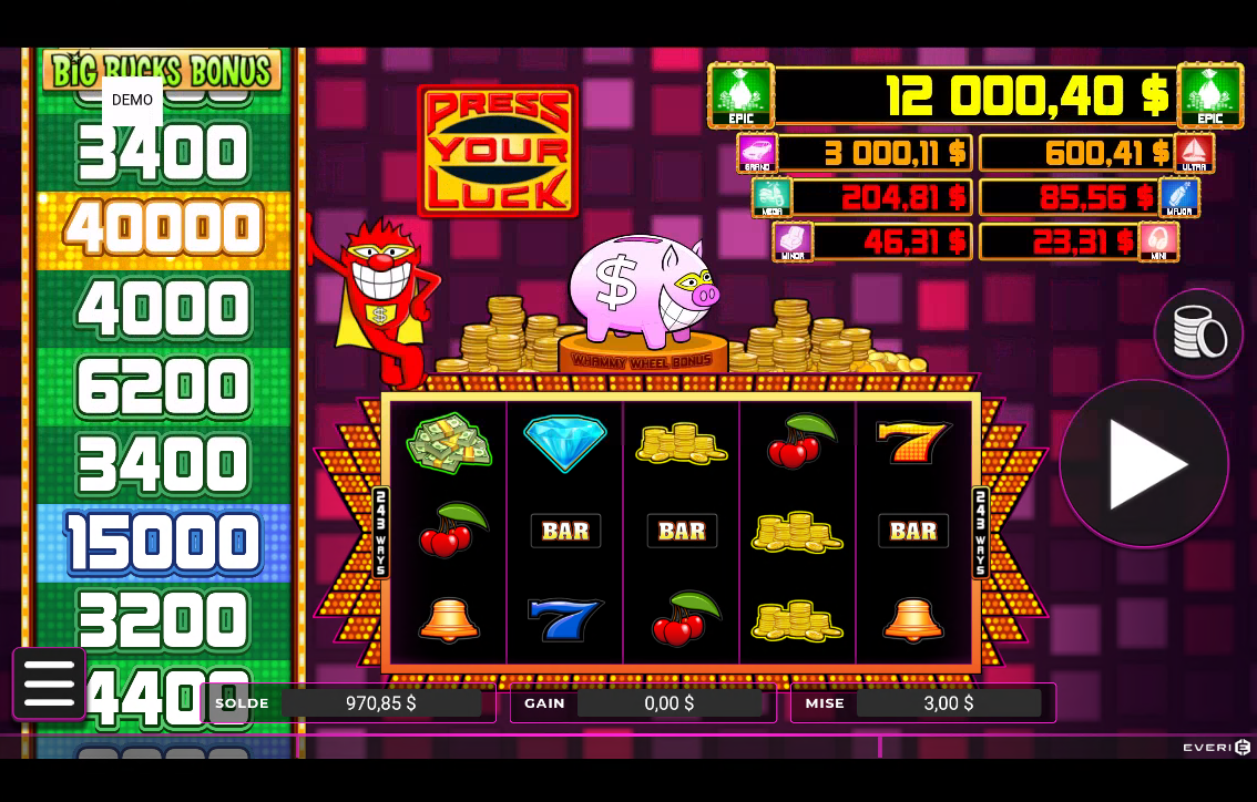 Press Your Luck Whammy Wilds carousel image 0