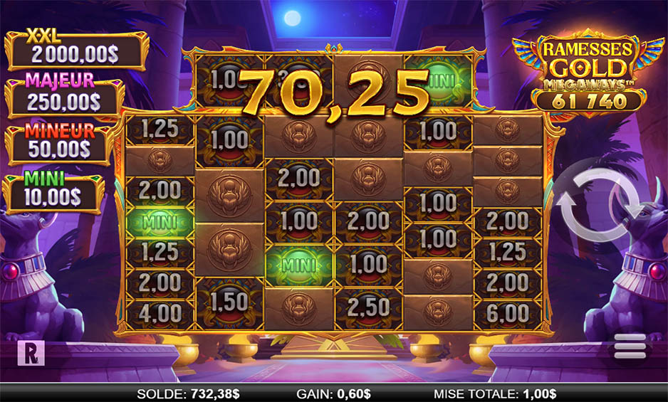 Ramesses Gold Megaways carousel image 5