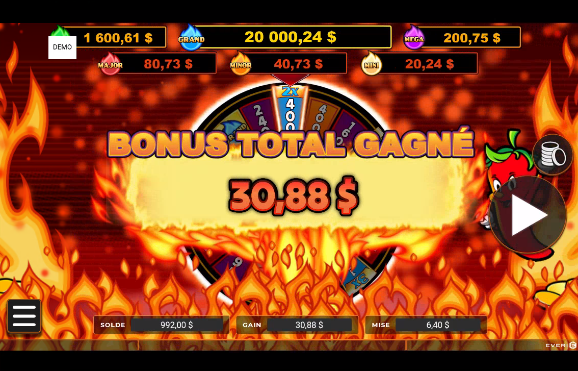 Scorchin' Hot Spins Wicked Wheel carousel image 1