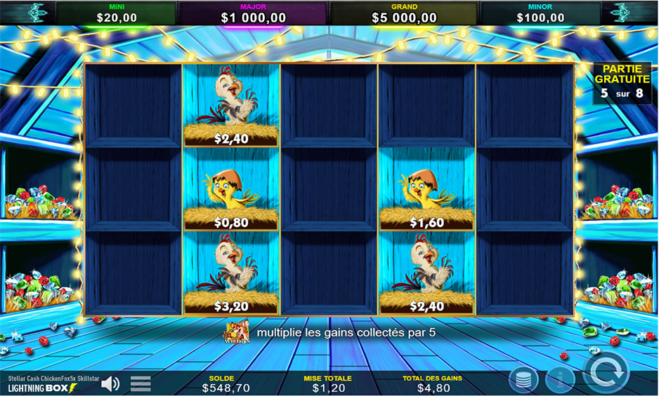 Stellar Cash Chicken Fox 5x Skillstar carousel image 5