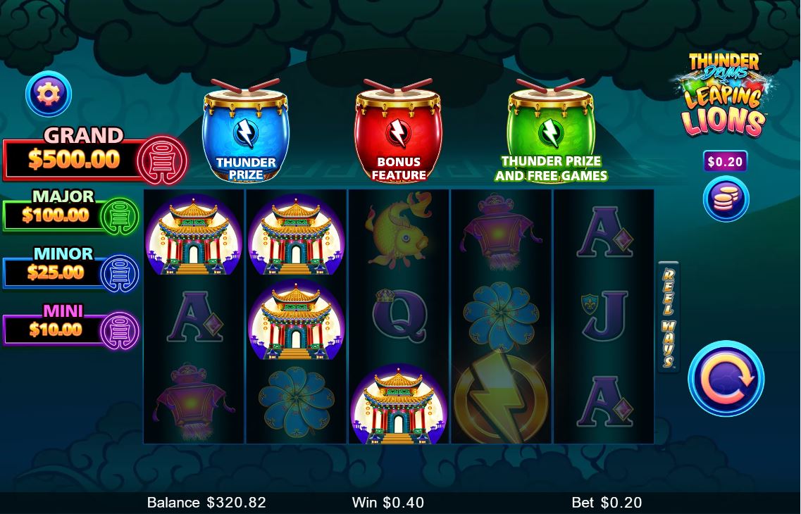 Thunder Drums Leaping Lions carousel image 1