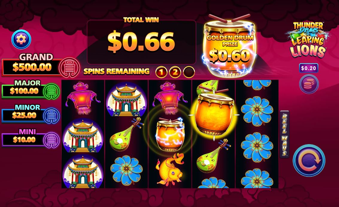 Thunder Drums Leaping Lions carousel image 3