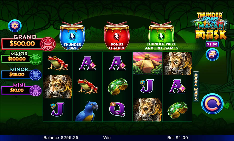 Thunder Drums Mayan Mask carousel image 0