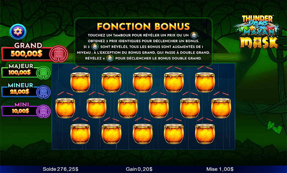 Thunder Drums Mayan Mask carousel image 2