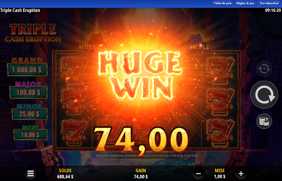 Triple Cash Eruption carousel image 2