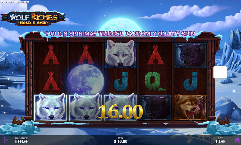 Wolf Riches Hold N Spin carousel image 1